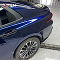 Blue Car Wrap